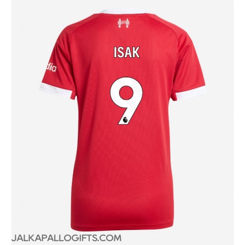 Liverpool Alexander Isak #9 Kotipaita Naiset 2025-26 Lyhythihainen Liverpool Alexander Isak #9 Kotipaita Naiset 2025-26 Lyhythihainen